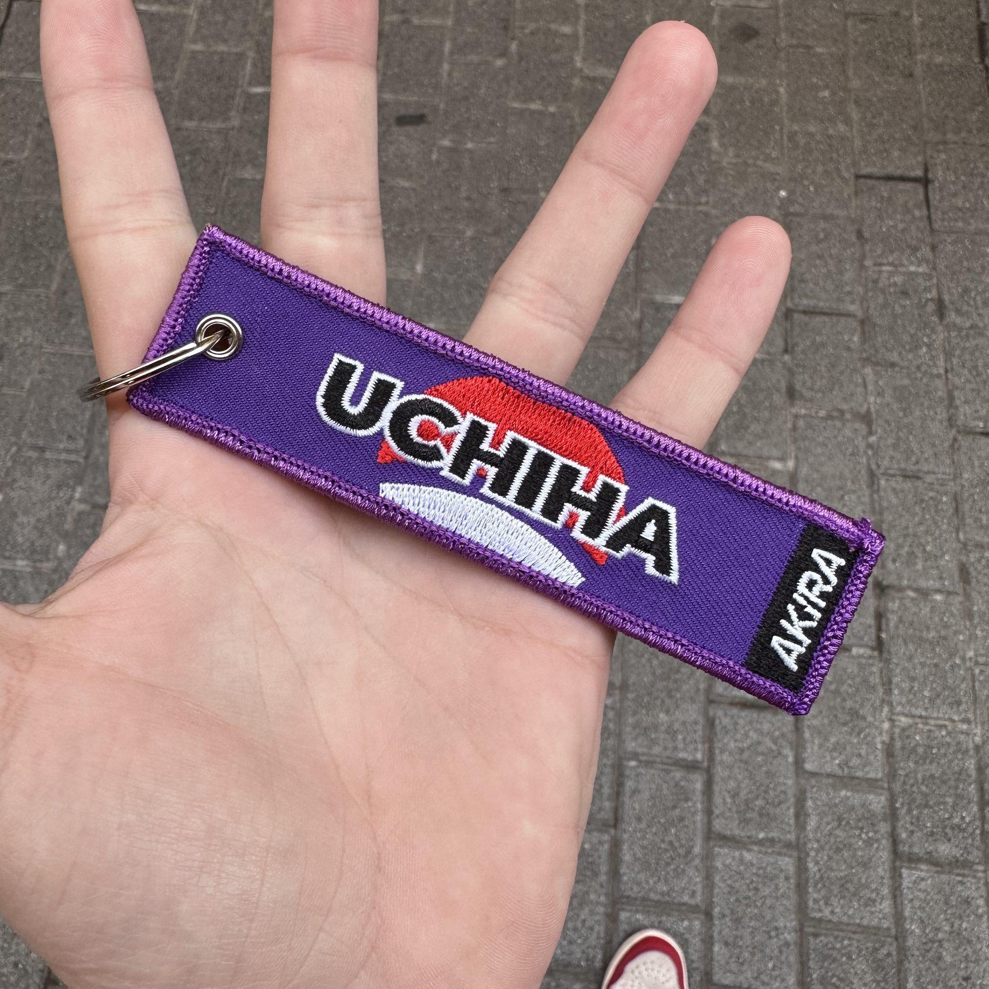 sasuke uchiha sharingan naruto shippuden keychain anime manga jet tag keytag otaku kawaii 