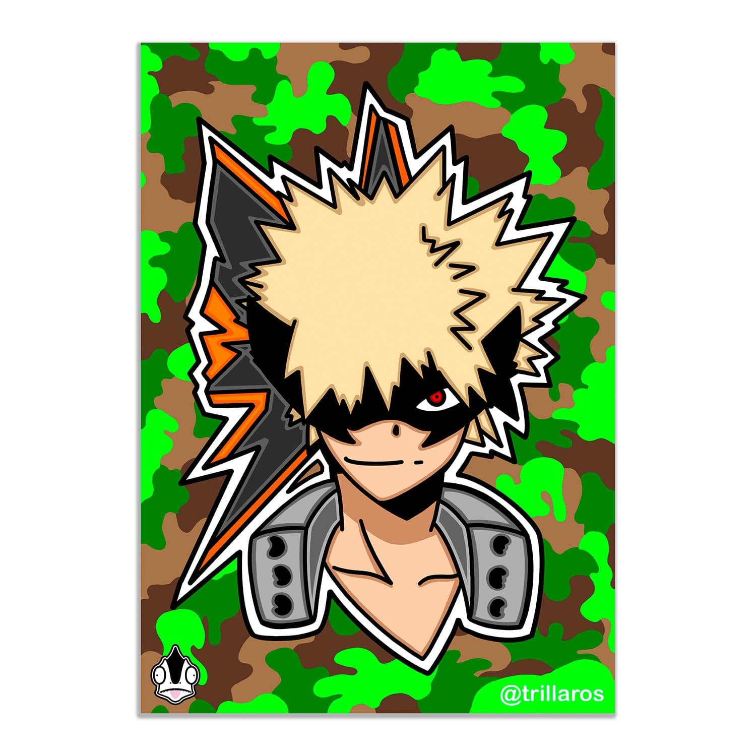 katsuki bakugo my hero academia boku no hero anime manga sticker car decal all might deku