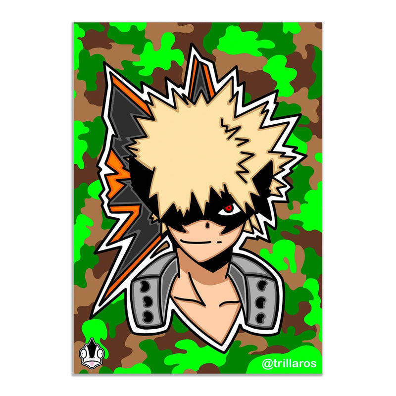 katsuki bakugo my hero academia boku no hero anime manga sticker car decal all might deku