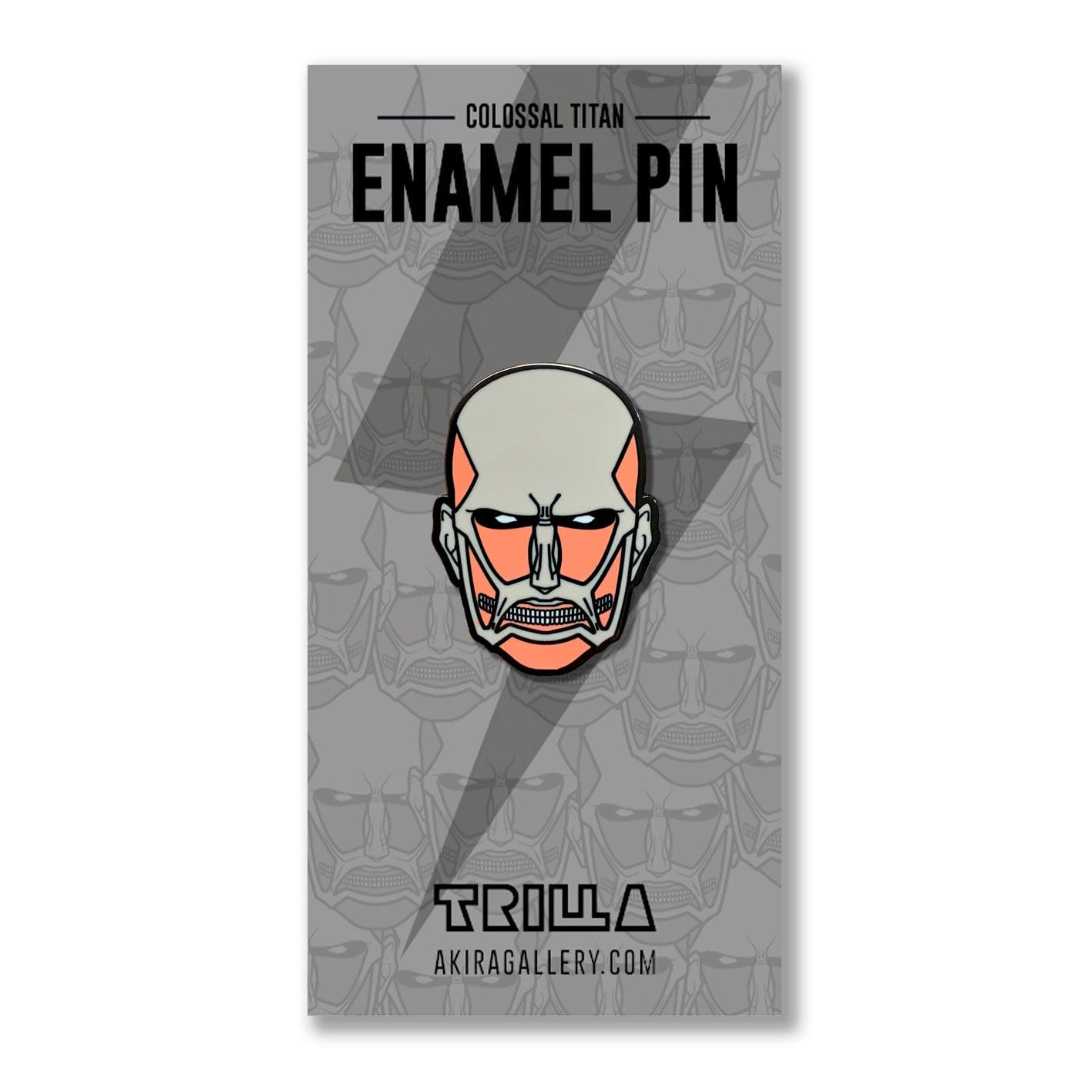 aot jaw attack on titan shingeki no kyogin eren levi mikasa erwin reiner colossal anime manga enamel pin