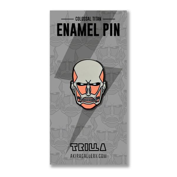 aot jaw attack on titan shingeki no kyogin eren levi mikasa erwin reiner colossal anime manga enamel pin