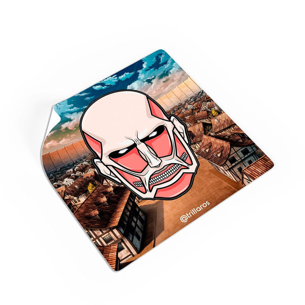 colossal titan attack on titan shingeki no kyogin anime manga sticker car decal levi eren reiner bertholt