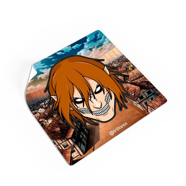 eren yeager titan attack on titan shingeki no kyogin sticker car decal anime manga levi reiner