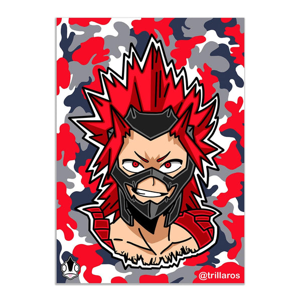 kirishima my hero academia boku no hero anime manga sticker car decal deku all might bakugo todoroki