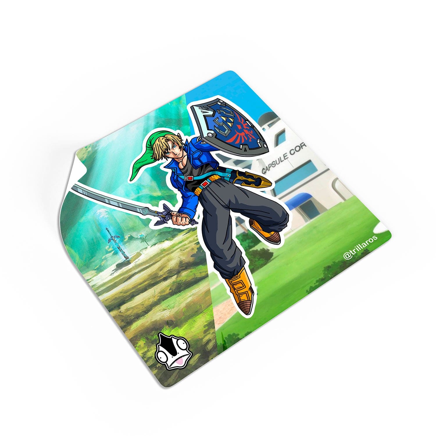 link zelda legend dragon ball trunks anime manga sticker car decal