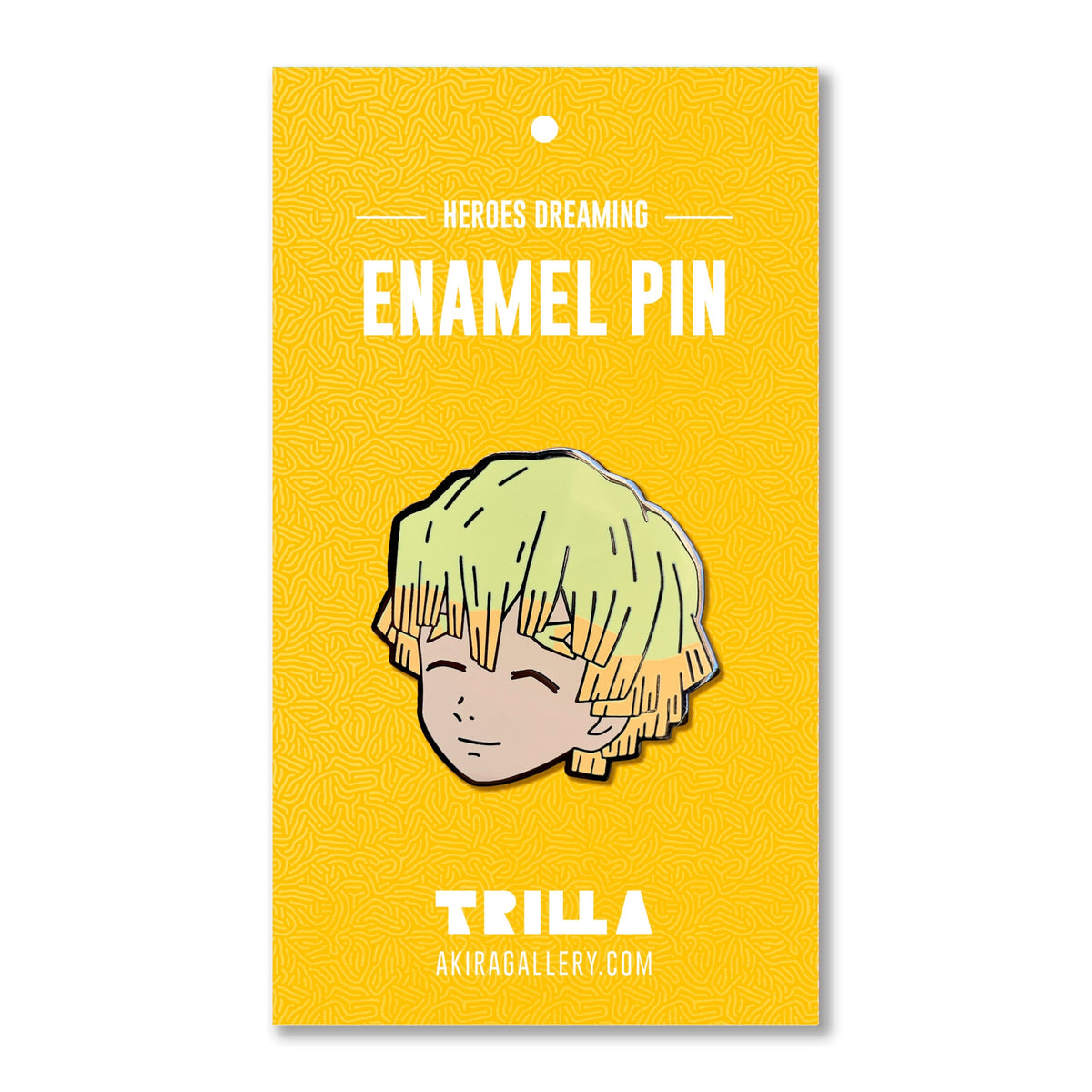 zenitsu demon slayer kimetsu no yaiba anime manga otaku cosplay inosuke nezuko enamel pin